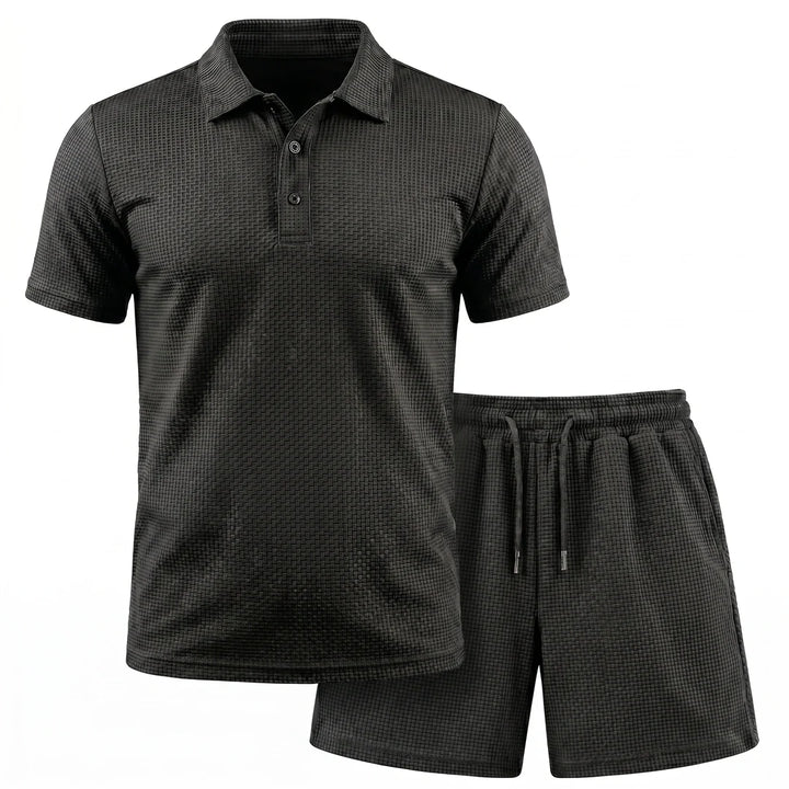 Capri Set – Men’s Ultra Comfortable Shorts and Polo Shirt
