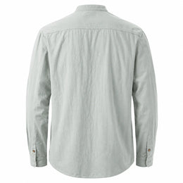 Kyoto - Men's Ultra Comfortable Band Collar Shirt