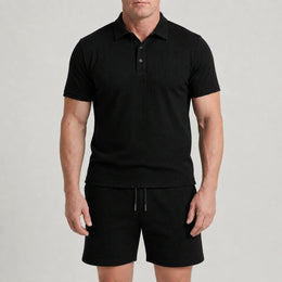 Capri Set – Men’s Ultra Comfortable Shorts and Polo Shirt