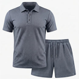 Capri Set – Men’s Ultra Comfortable Shorts and Polo Shirt