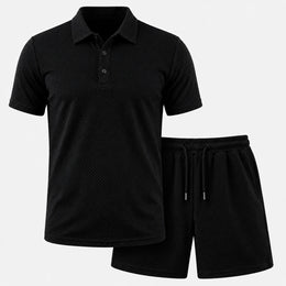 Capri Set – Men’s Ultra Comfortable Shorts and Polo Shirt